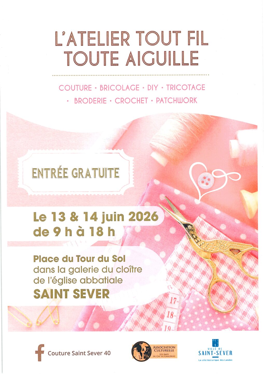 Atelier Tout Fil Toute Aiguille Saint-Sever