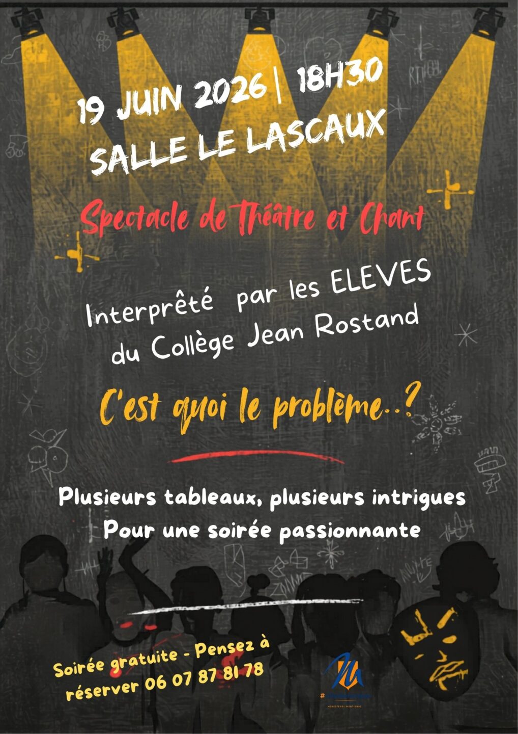 Ateliers théâtre et chant du collège Jean Rostand rue Wilson Montpon-Ménestérol