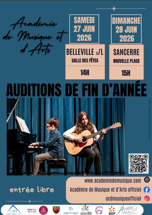 Auditions de fin d'année Sancerre 2026-06-28