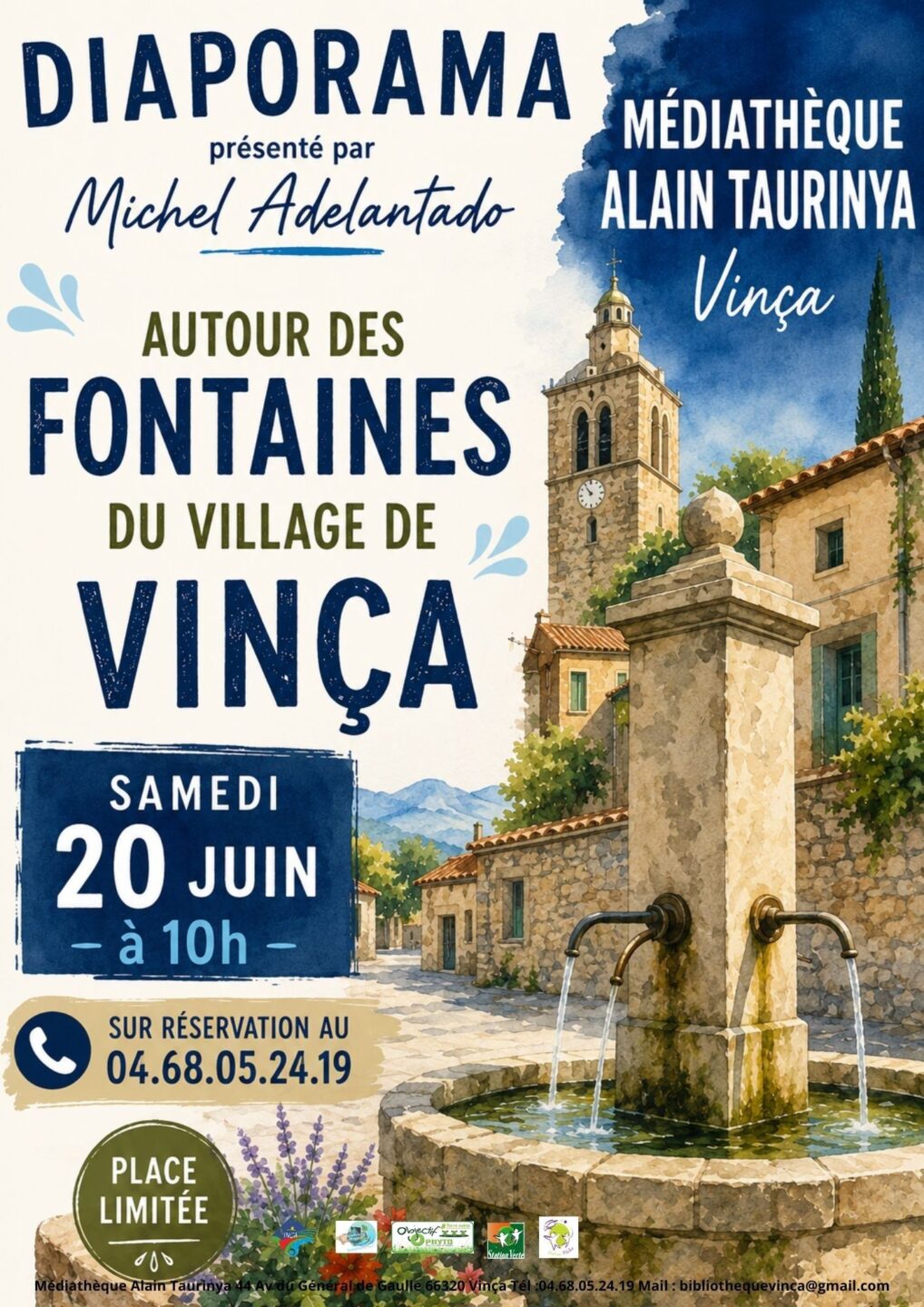AUTOUR DES FONTAINES DU VILLAGE  Vinça