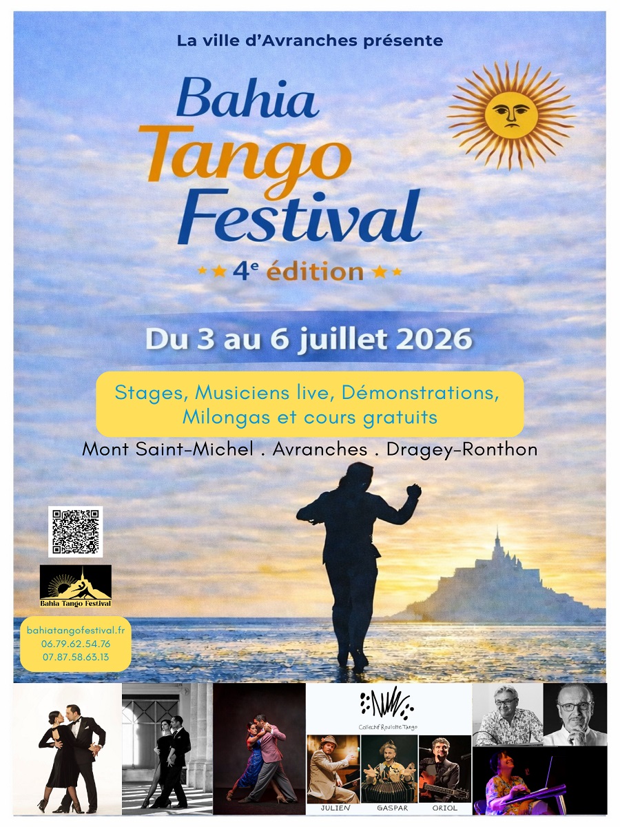 Bahia Tango Festival 4ème édition Beauvoir