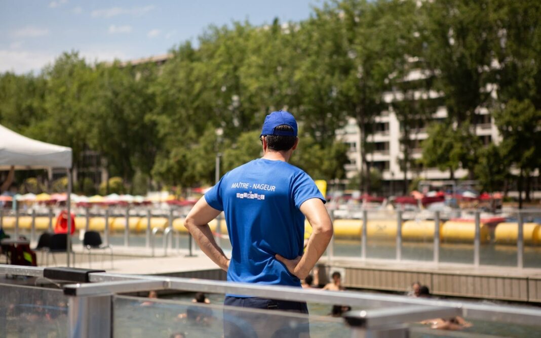 Baignade estivale – La Villette Baignade estivale – La Villette Paris