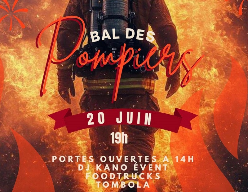 Bal des pompiers à Targon Espace René Lazare Targon