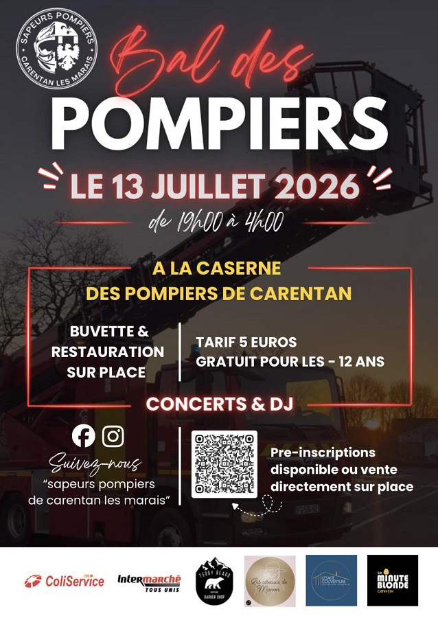 Bal des pompiers  Carentan-les-Marais