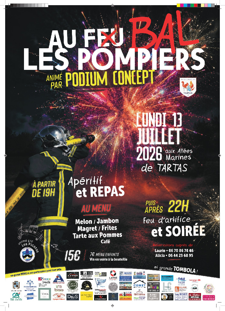 Bal des Pompiers de Tartas Tartas