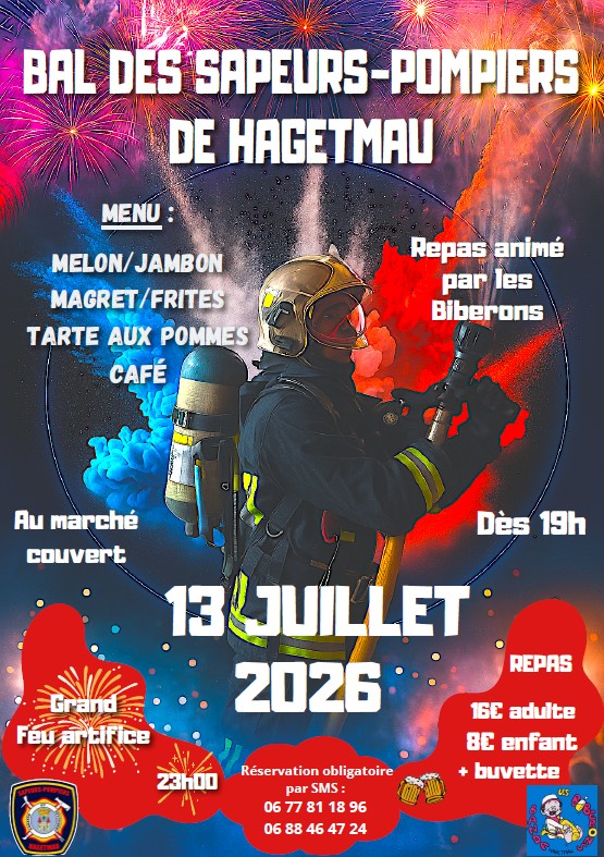 Bal des pompiers Hagetmau