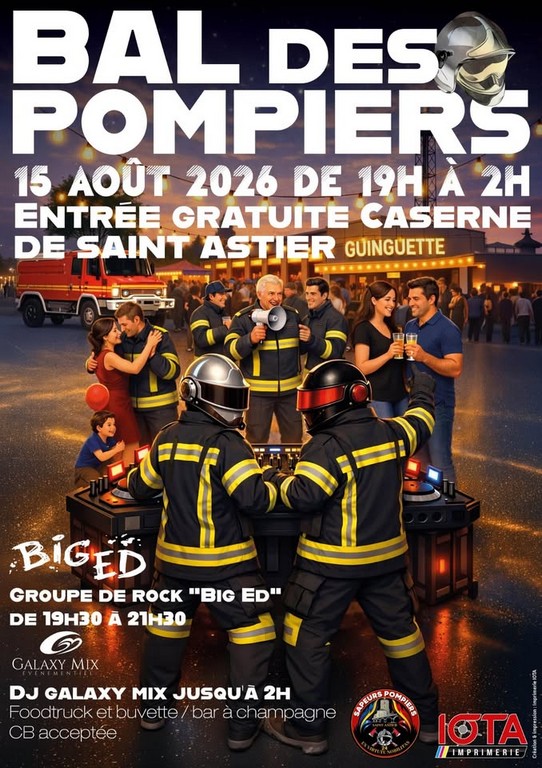 Bal des pompiers Saint-Astier