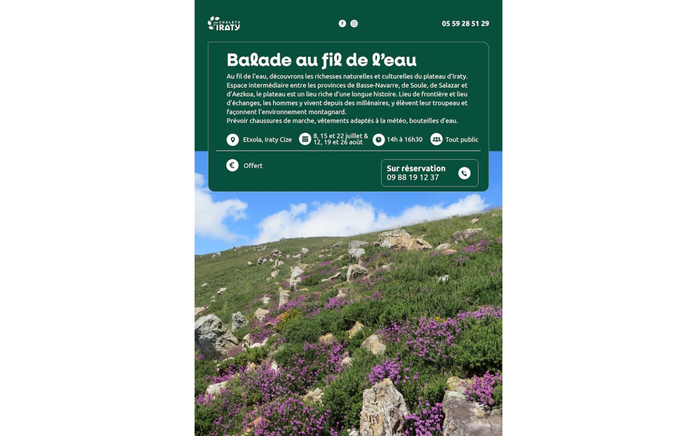 Balade au fil de l&rsquo;eau  Mendive