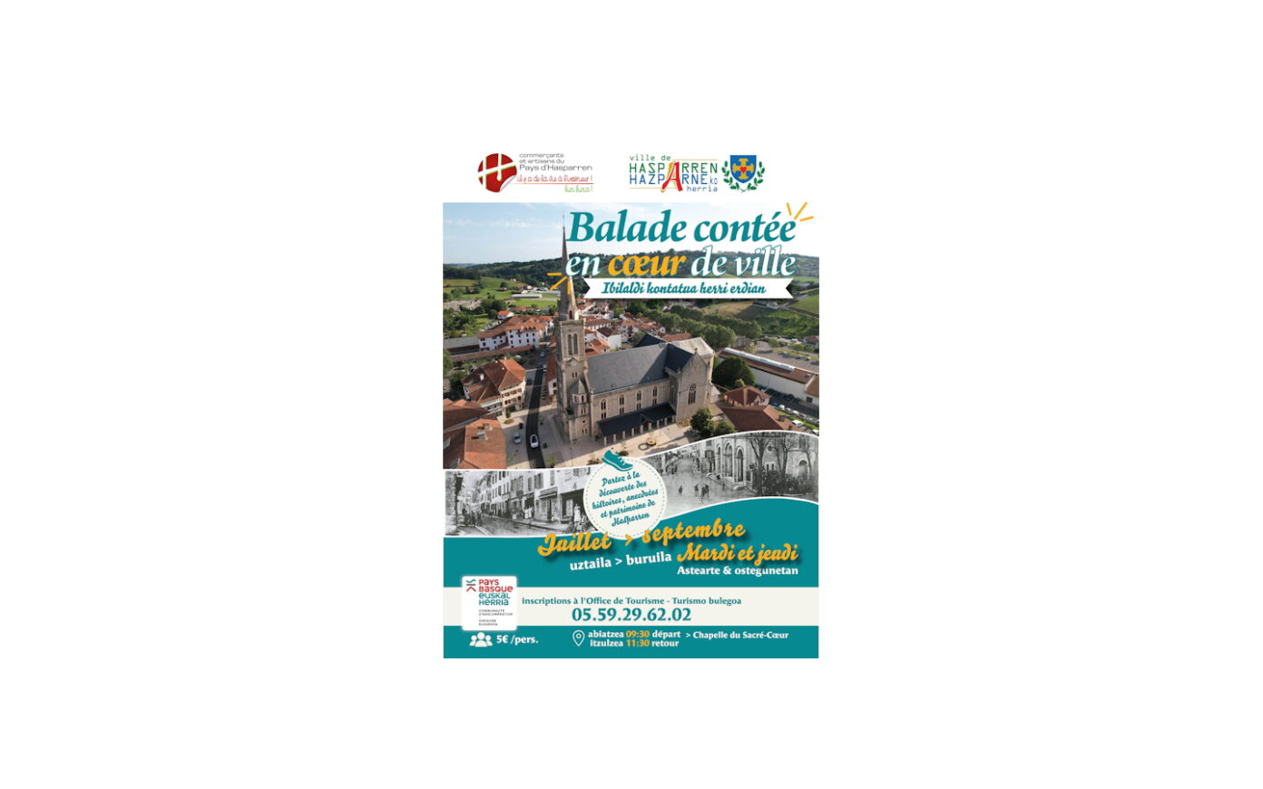 Balade contée en coeur de ville  Hasparren