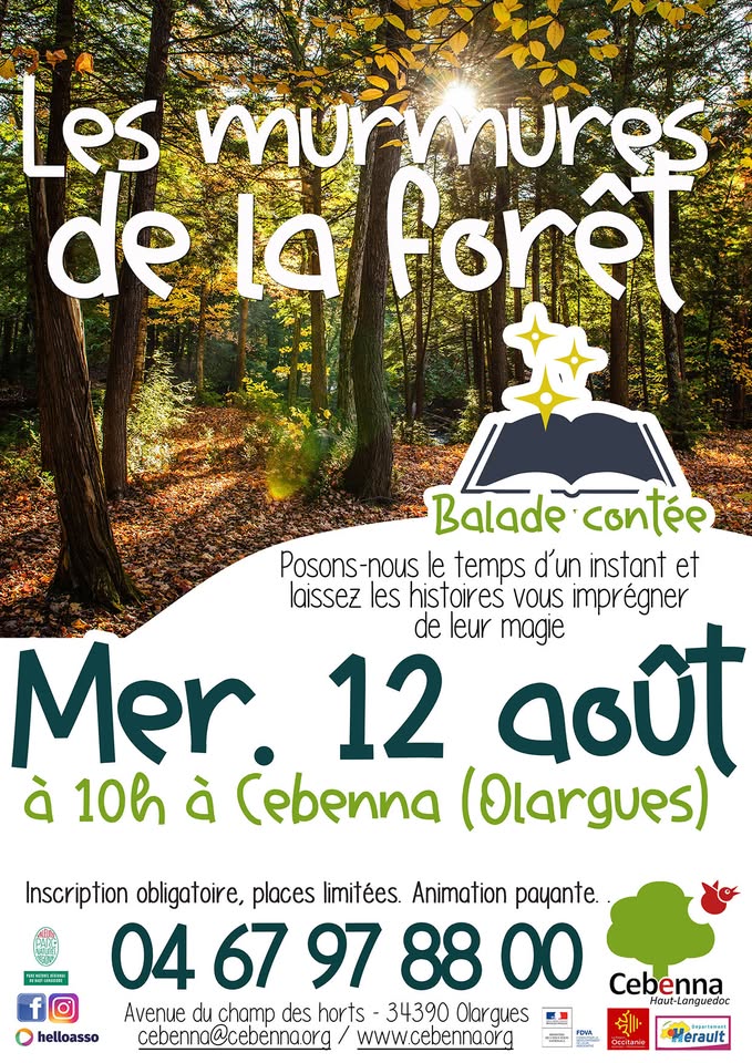 BALADE CONTÉE LES MURMURES DE LA FORÊT  Olargues