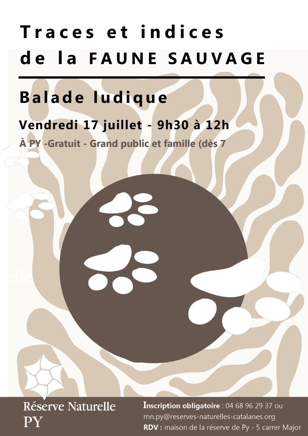 BALADE DÉCOUVERTE TRACES ET INDICES DE LA FAUNE SAUVAGE Py