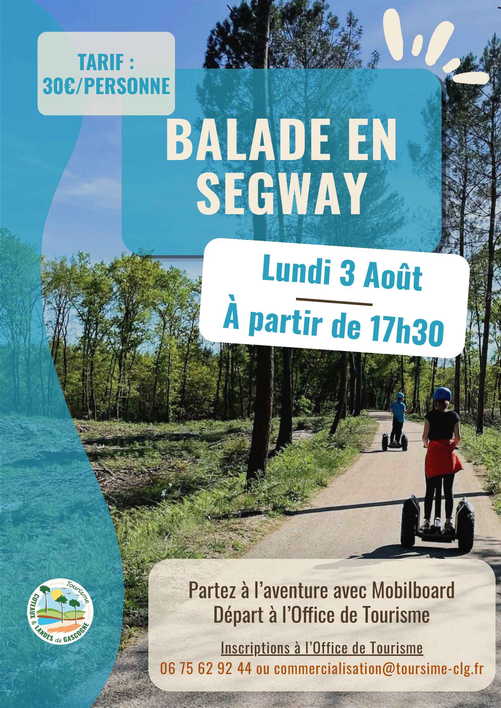 Balade en Segway Office de tourisme CLG Casteljaloux 2026-08-03