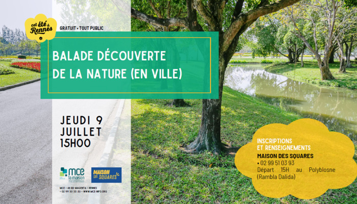 Balade nature découverte de la nature (en ville au Blosne) Polyblosne Rennes