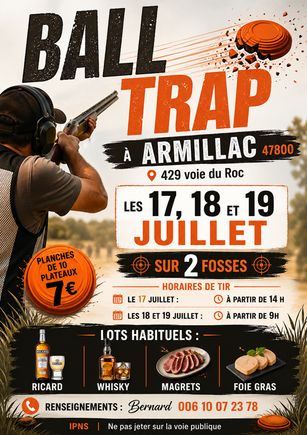 Ball-trap  Armillac