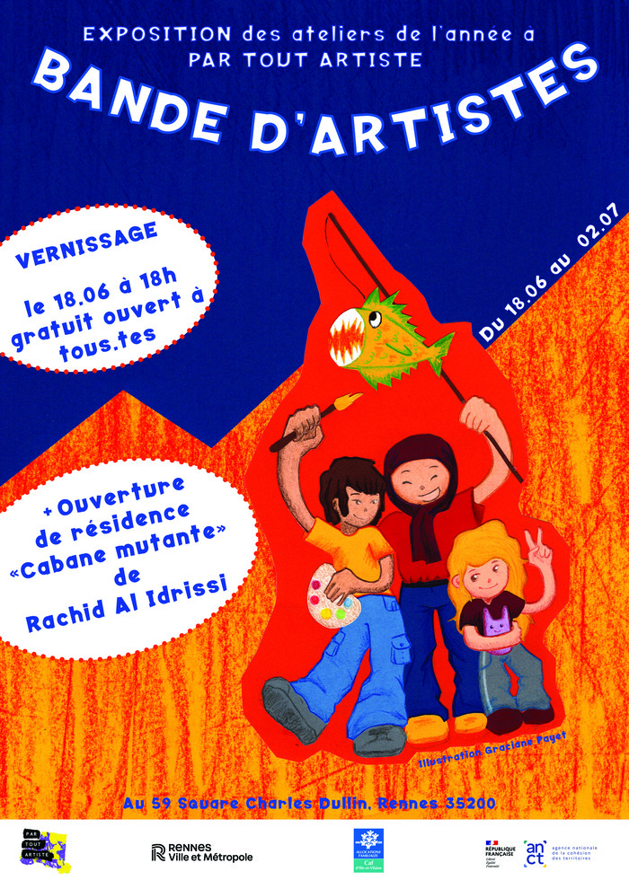 Bande d’artistes 59 square Charles Dullin Rennes