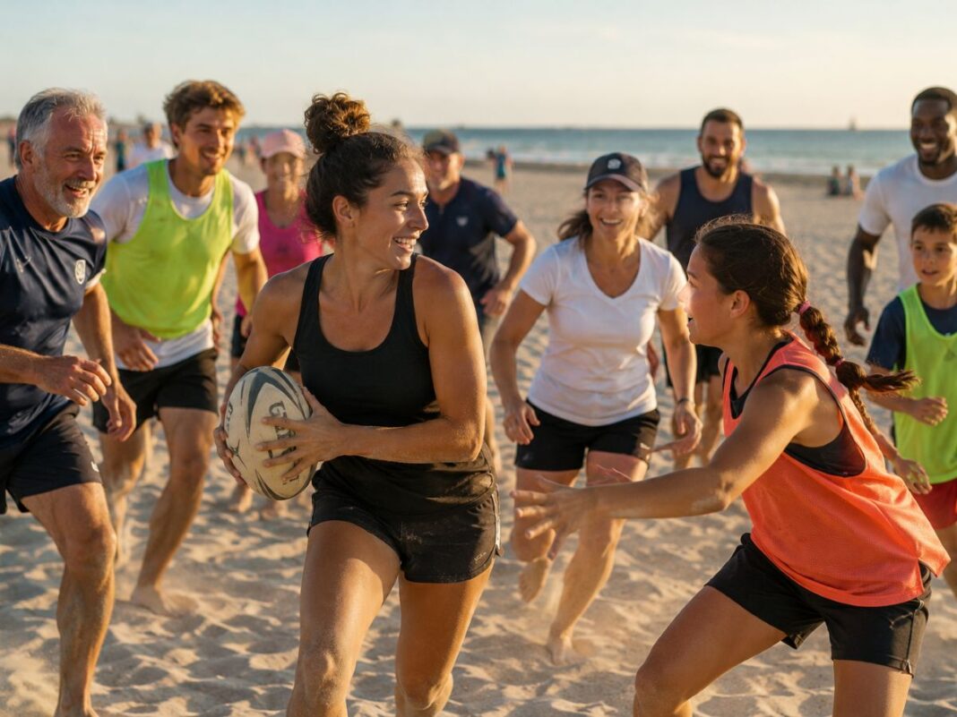 Beach Rugby Terrain de rugby, stade Jean-Gachassin Agon-Coutainville