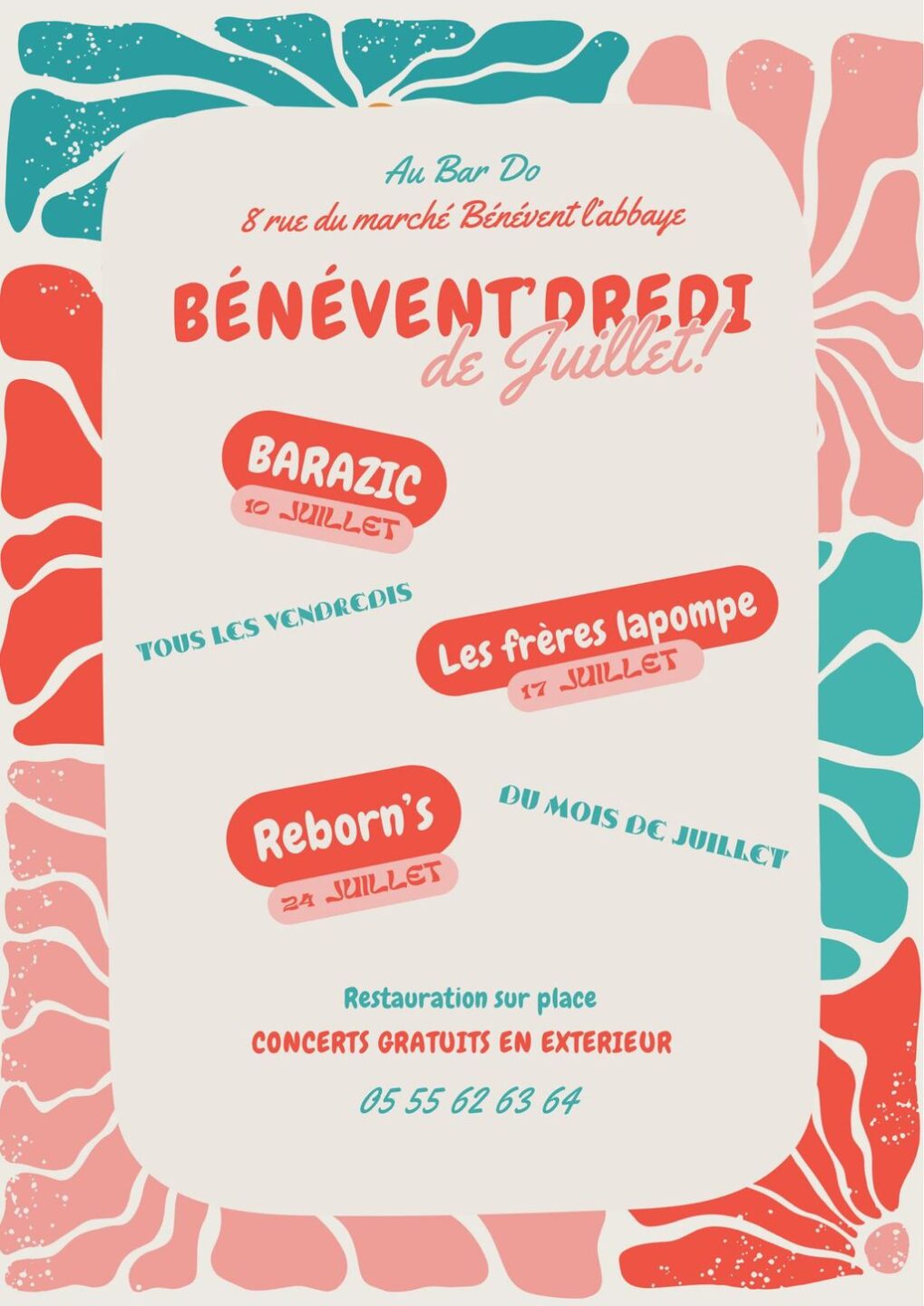 BénéventDredi concert avec Barazic Bénévent-l’Abbaye