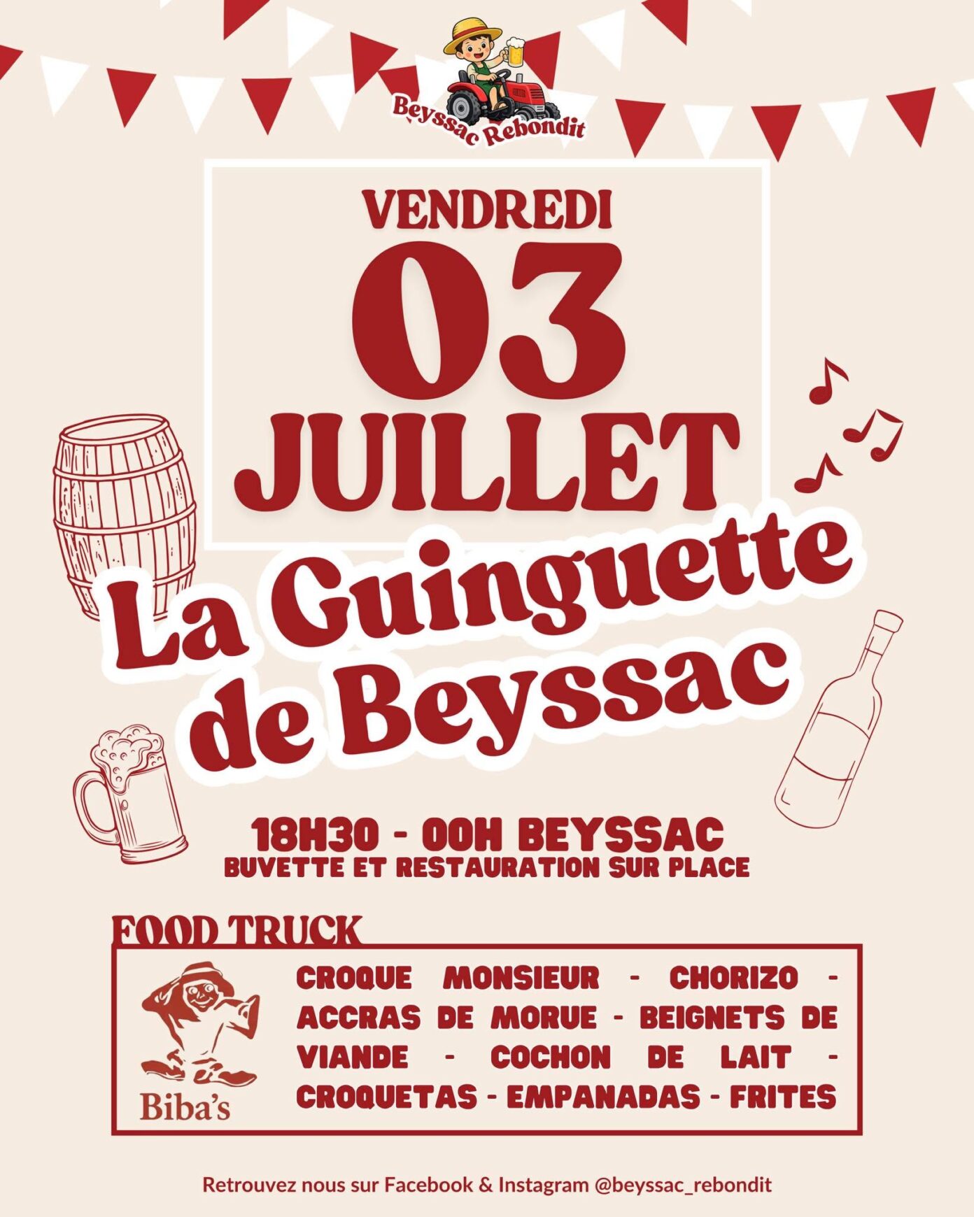Beyssac Rebondit La guiguette de Beyssac  Marmande