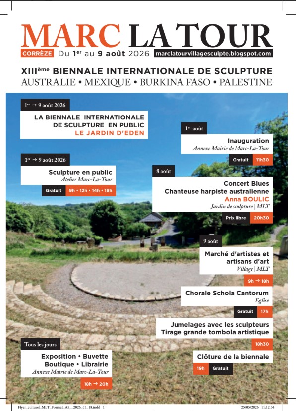 Biennale Internationnal de Sculpture En public  Lagarde-Marc-la-Tour