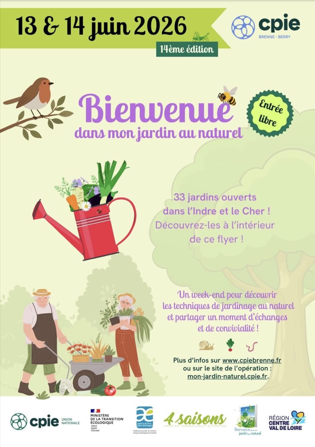 Bienvenue dans mon jardin au naturel Le jardin des Bergeries de Pierre et Monique Saint-Lactencin