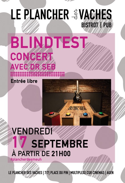 Blind test concert avec DR Seb Place du Pin Agen
