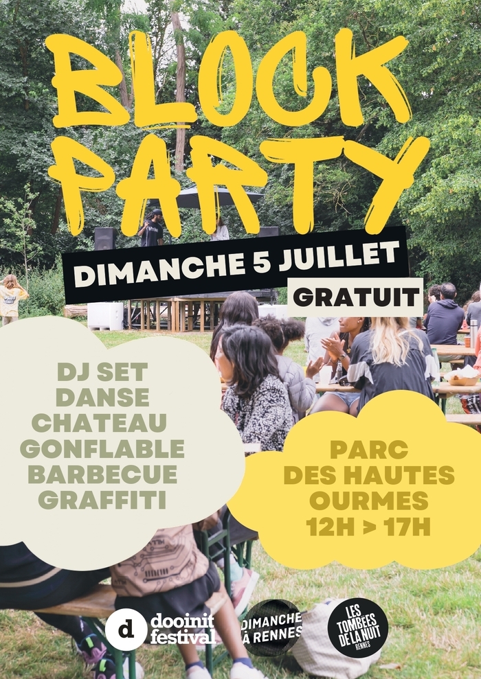 Block Party – Dooinit Festival 2026 Parc des Hautes Ourmes Rennes