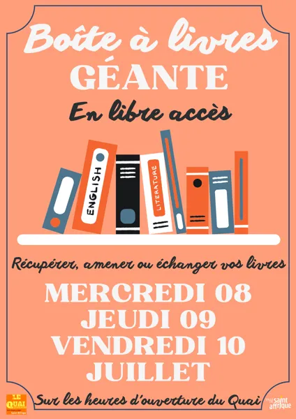 Boîte à livres géante  Saint-Affrique