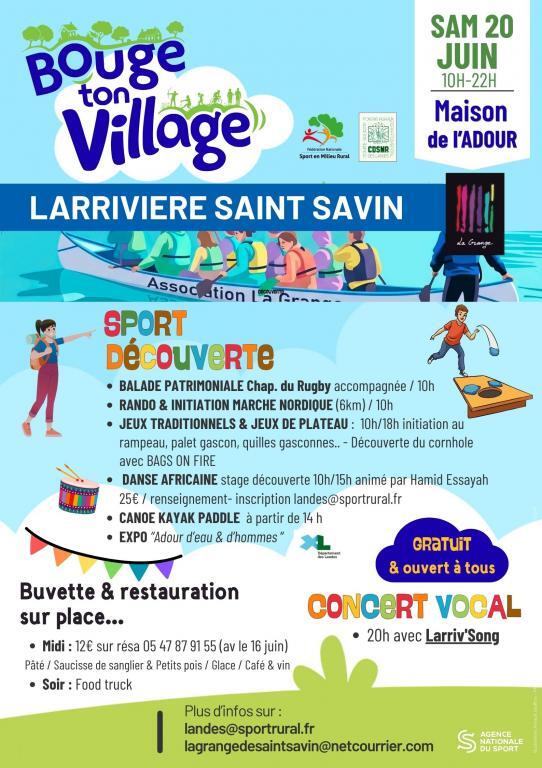 Bouge ton village Larrivière Saint Savin Larrivière-Saint-Savin