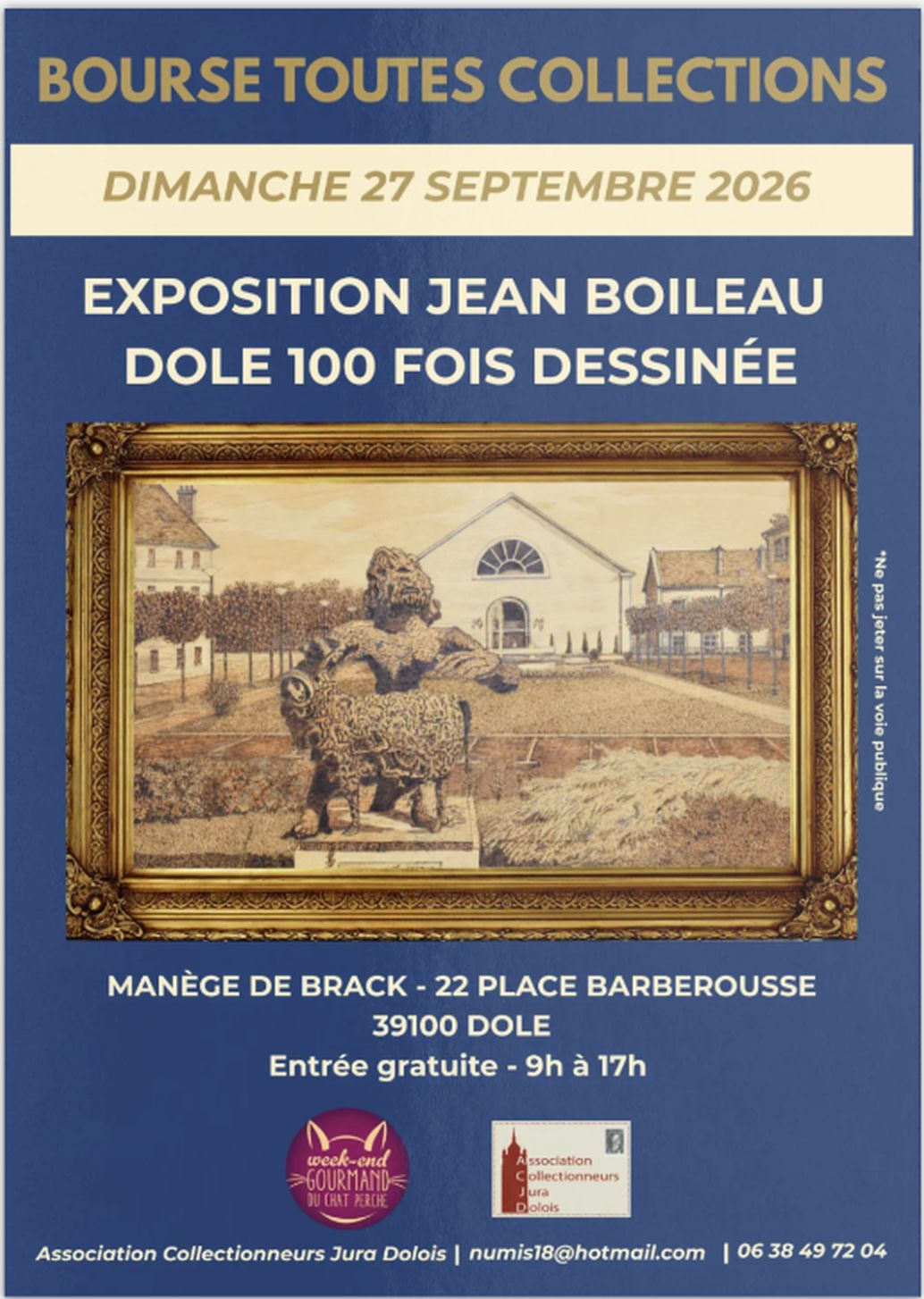 Bourse toutes collections et exposition Manège de Brack Dole