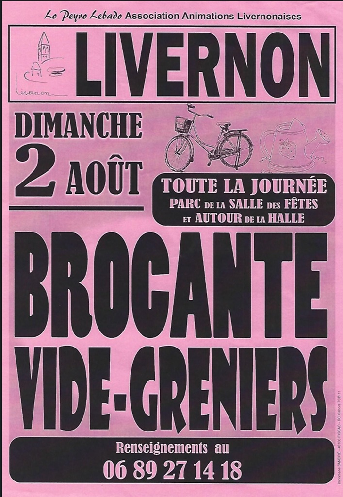 Brocante et vide-greniers à Livernon  Livernon
