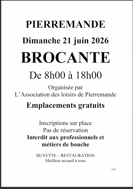 Brocante Pierremande Pierremande
