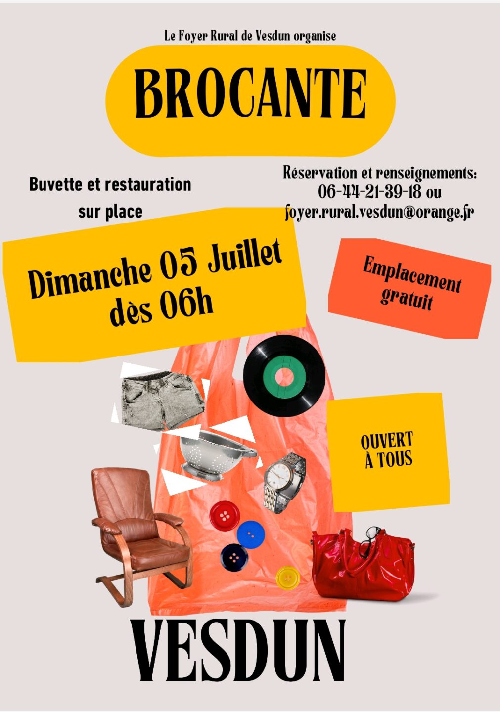 Brocante Vesdun  Vesdun 2026-07-05