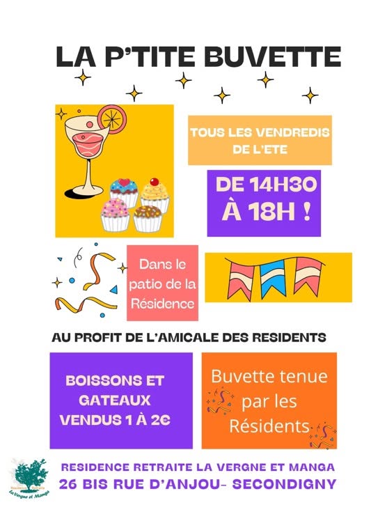 Buvette à la résidence La Vergne et Manga à Secondigny Résidence Manga La Vergne Secondigny