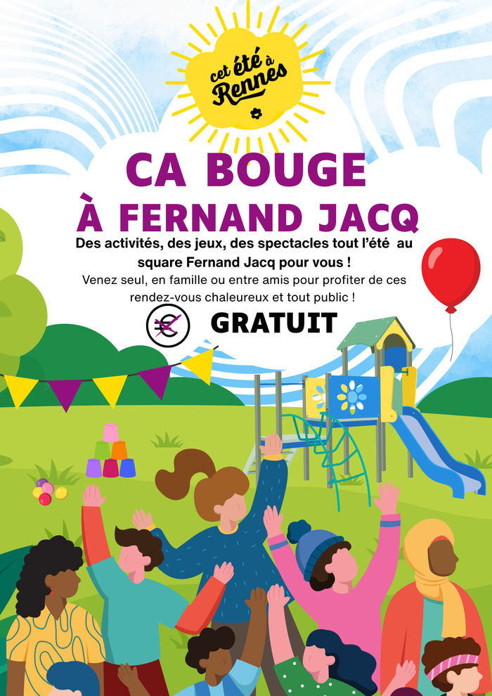 Ca bouge à Fernand Jacq Square Fernand Jacq Rennes