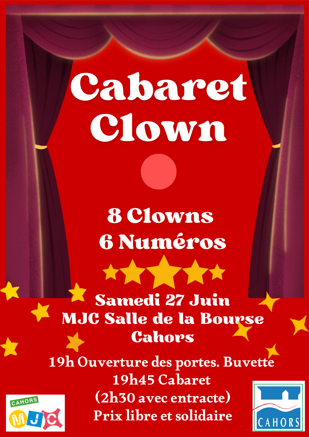 Cabaret Clown à la MJC de Cahors Cahors
