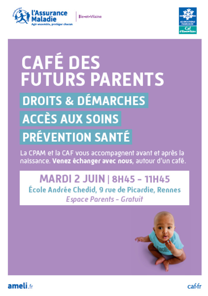 Café des futurs parents, Espace parent 9 rue de Picardie, Rennes