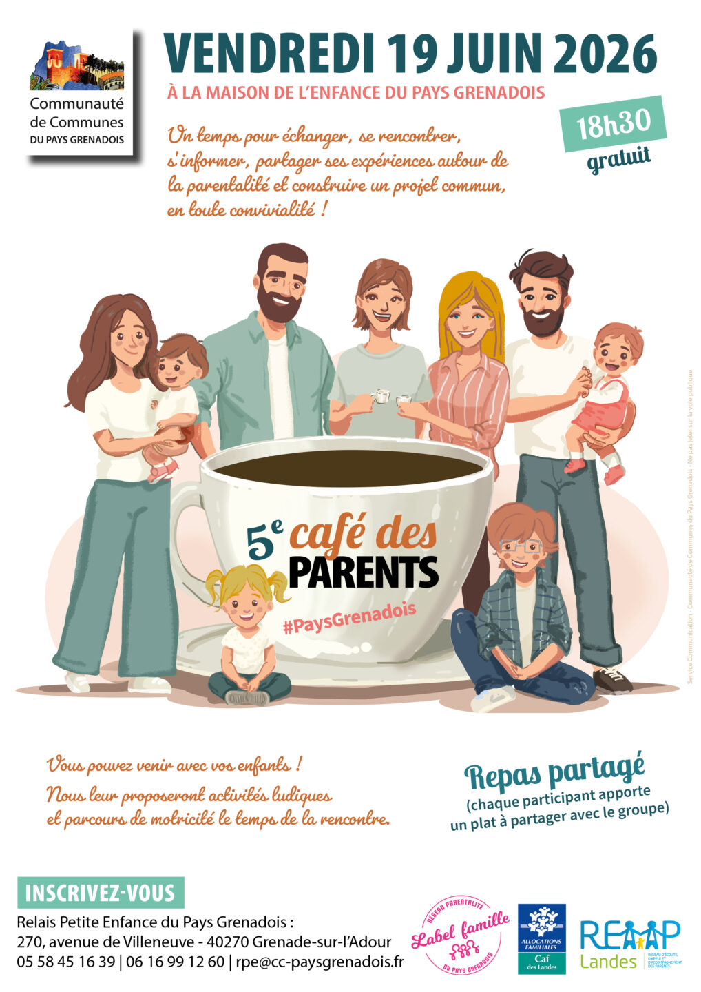Café des parents Grenade-sur-l’Adour