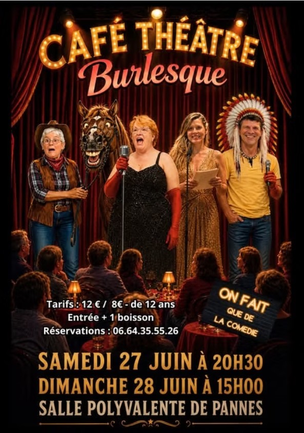 Café-Théâtre Burlesque Rue Marcel Donette Pannes 2026-06-27
