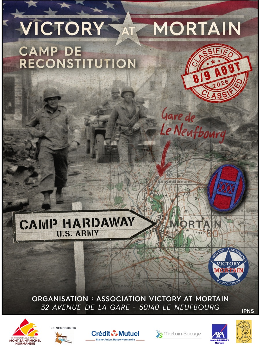 Camp de reconstitution US WW2 Ancienne gare Le Neufbourg