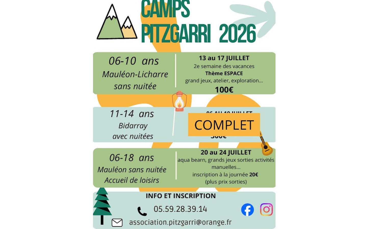 Camps Pitzgarri 19 bis rue Arnaud de Maytie Mauléon-Licharre 2026-07-20