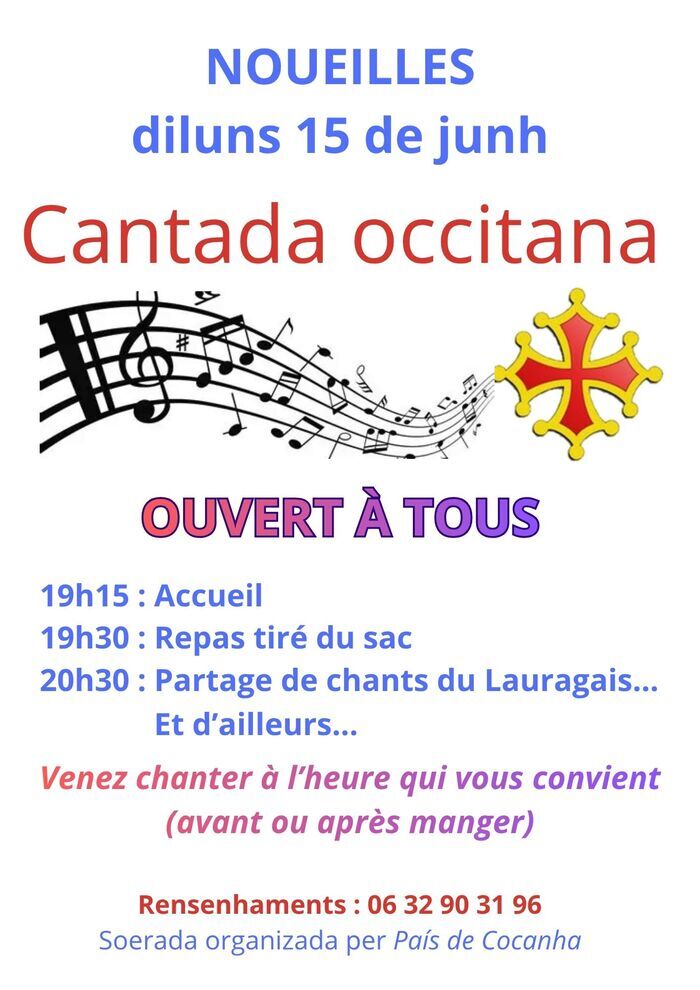 Cantada occitana pour tous à Noueilles, Salle des fêtes de Noueilles, Noueilles