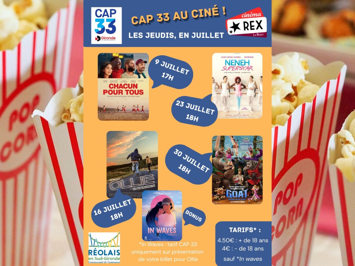 CAP 33 au ciné Pl. de la Libération La Réole