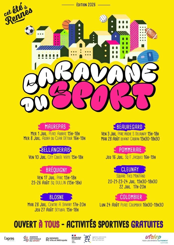 Caravane du sport Agora Clair détour Rennes