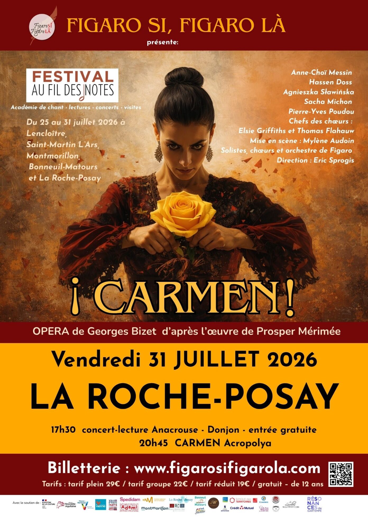 Carmen ! opéra de G.Bizet par la Cie Figaro Si Figaro Là  La Roche-Posay