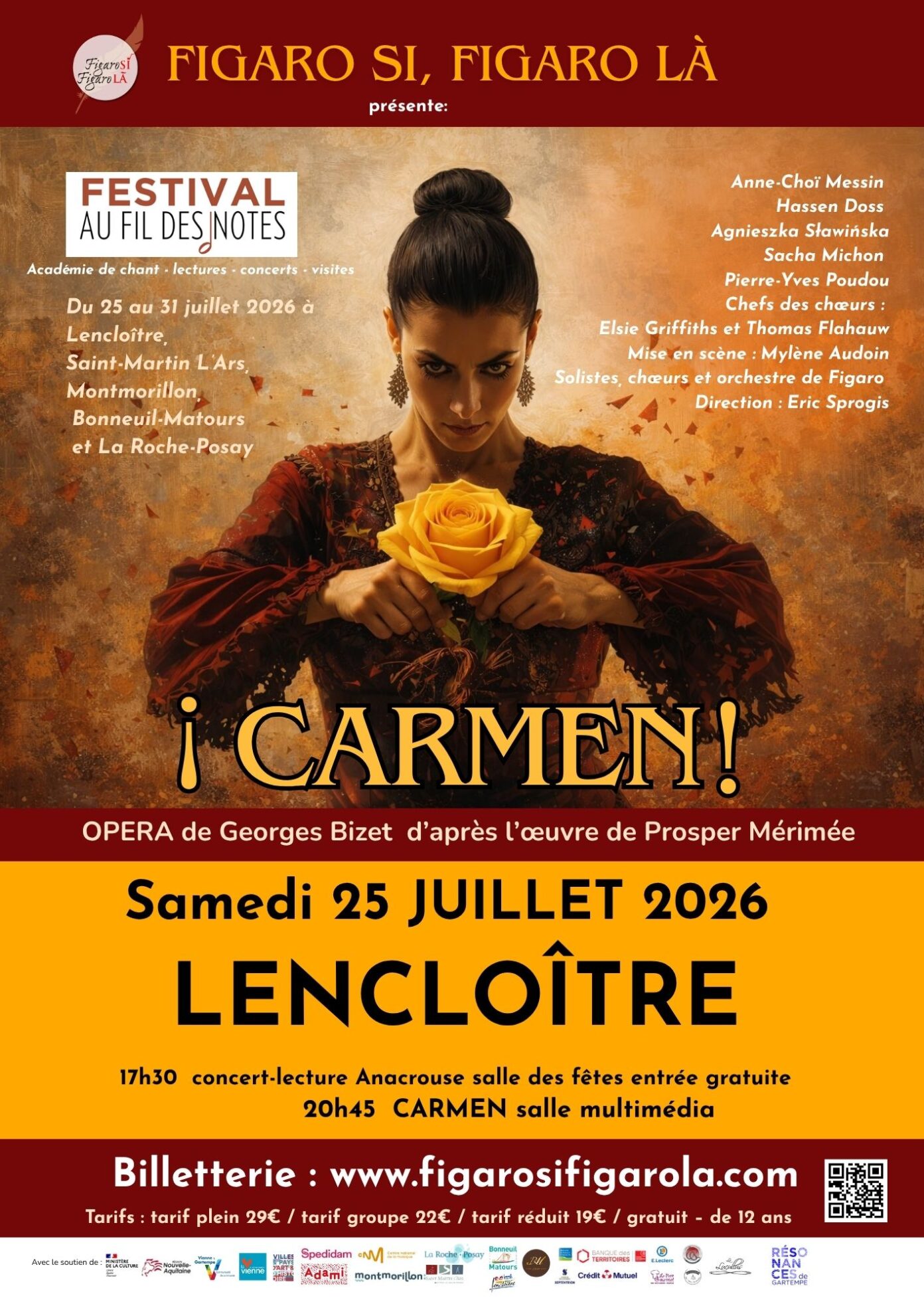 Carmen ! opéra de G.Bizet par la Cie Figaro Si Figaro Là  Lencloître