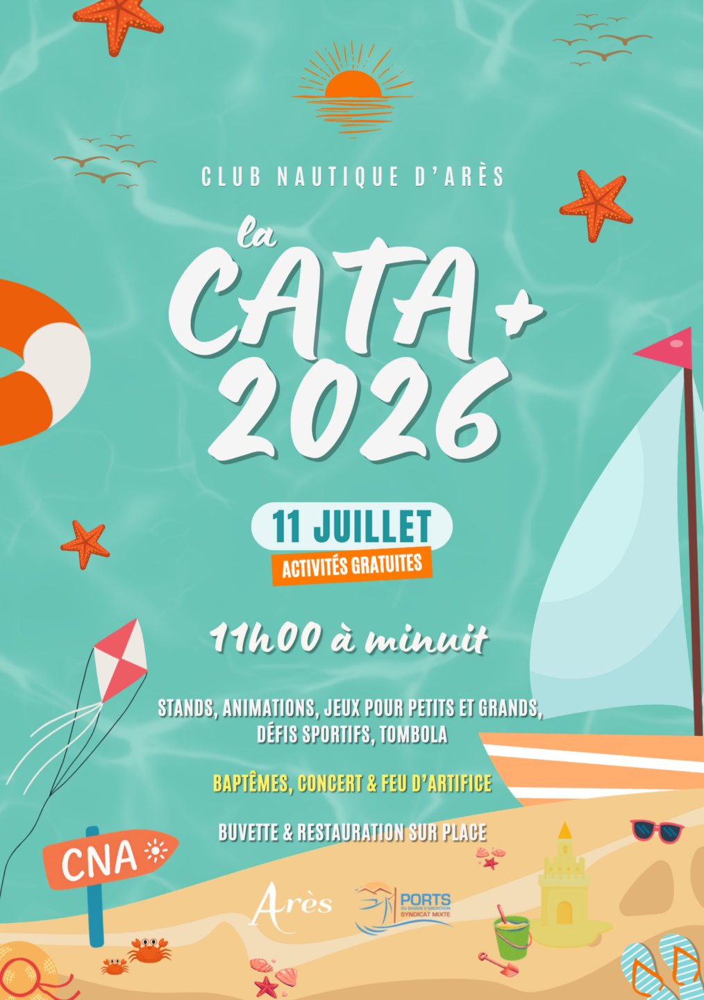 Cata + Club nautique Arès 2026-07-11