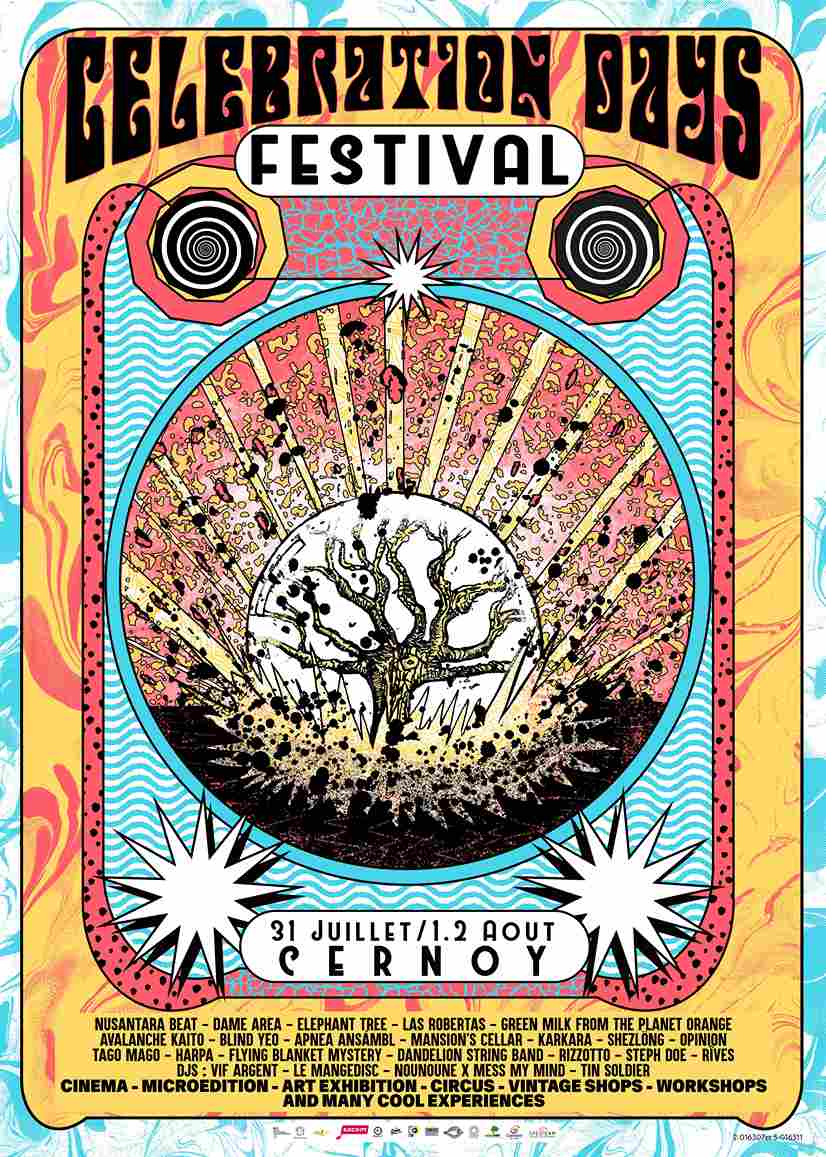 CELEBRATION DAYS FESTIVAL Rue du Vert Galant Cernoy 2026-07-31