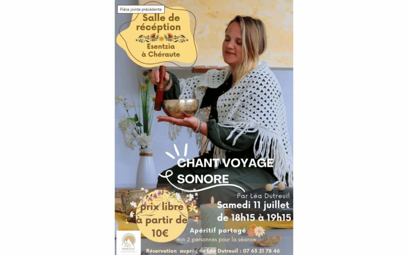 Chant voyage sonore Chéraute