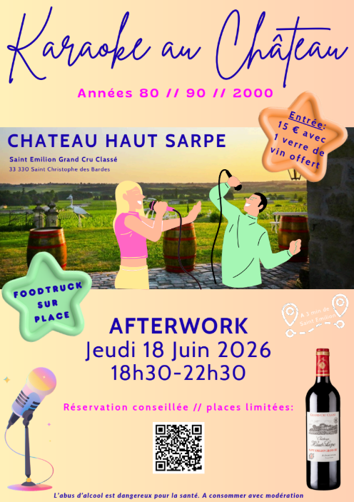 Château Haut Sarpe Karaoké Saint-Christophe-des-Bardes