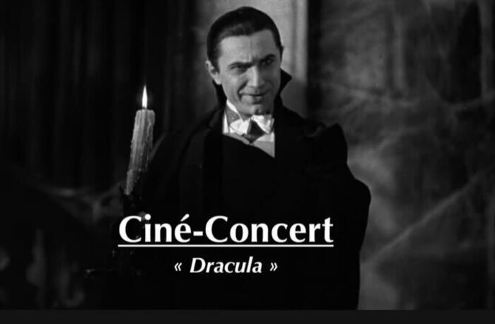 Ciné-concert Dracula, orchestre des Clefs de Seine, La Roche (Plateau urbain), Paris